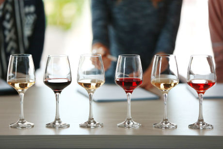 Différentes saveurs du vin