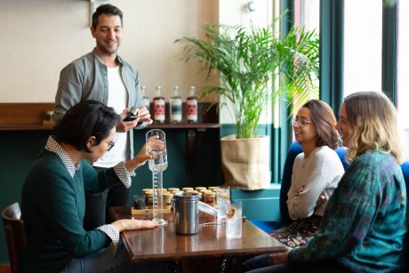 offrir une dégustation de vins ou spiritueux